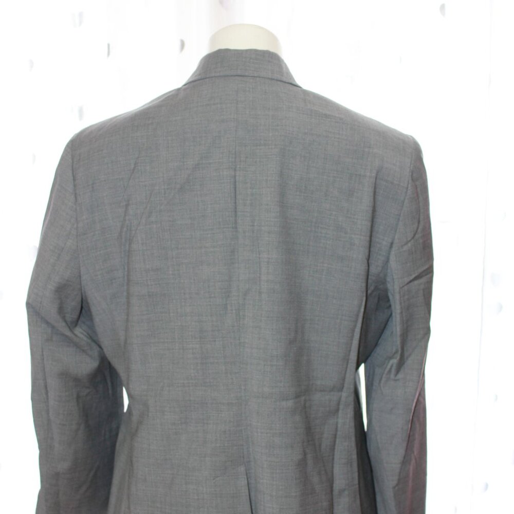 #503 Talbots Grey Dress Jacket Blazer Size 16 - Picture 5 of 9